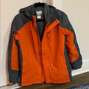 Columbia Hard Shell Jacket with Insulated Lining